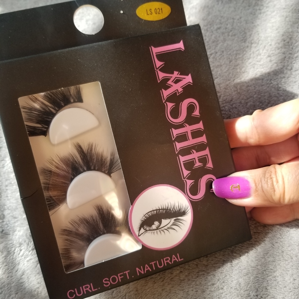 3d Mink lashes 3 pairs